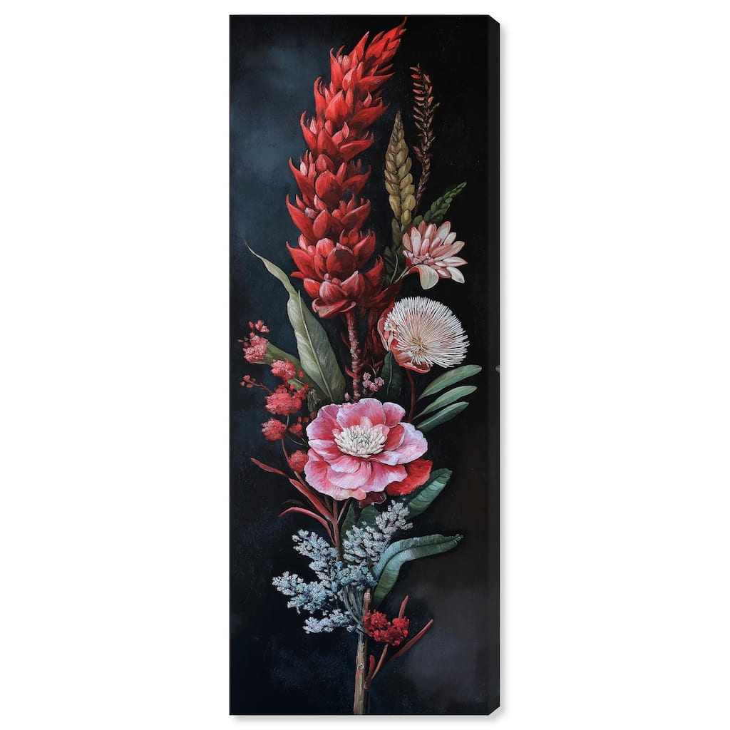 Botanical Rhapsody I Panoramic Canvas by Art Remedy, Gallery Wrapped