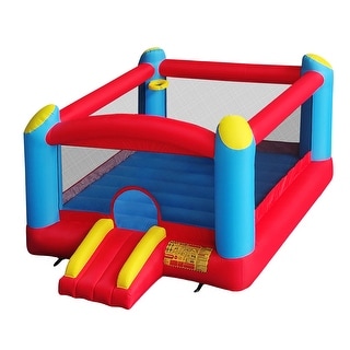 Funormous Enormous Giant Bounce House for Kids, Indoor Outdoor Inflatable Huge Bouncy Castle with Double Basketball Hoops