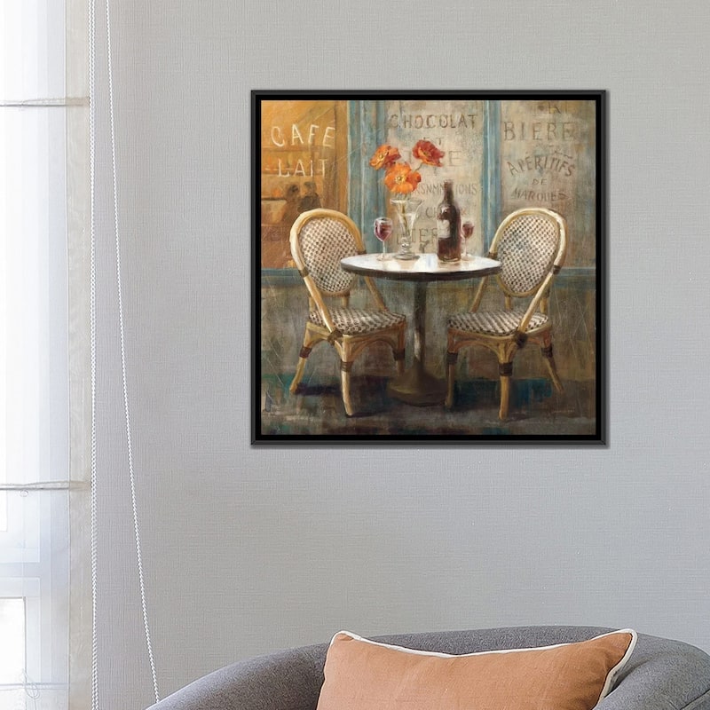 iCanvas "Meet Me at Le Cafe I" by Danhui Nai Framed Canvas Print