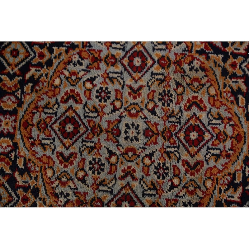 Geometric Red Tabriz Turkish Area Rug Machine Made Carpet - 9'8"x 12'10"