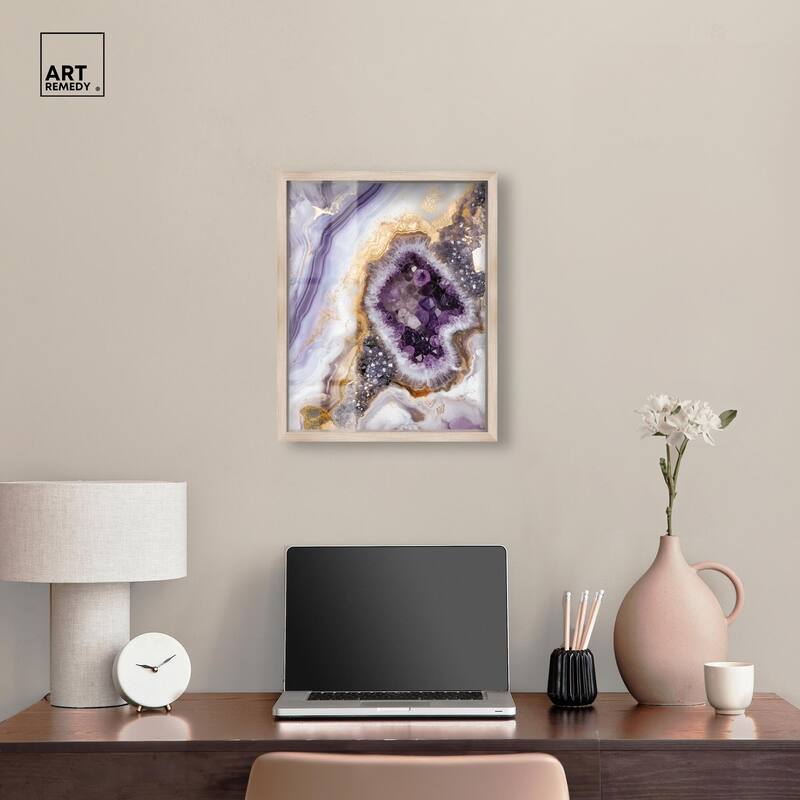 Amethystine Dream II Shadowbox by Art Remedy
