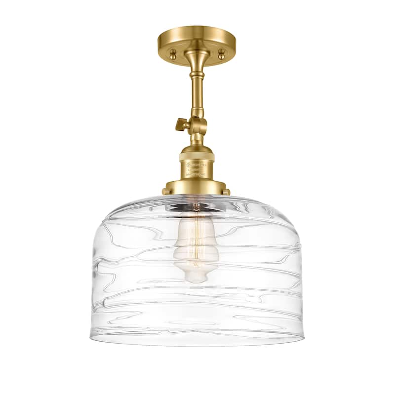 Innovations Lighting Franklin Restoration Bell 1 Light 12" Semi-Flush Mount