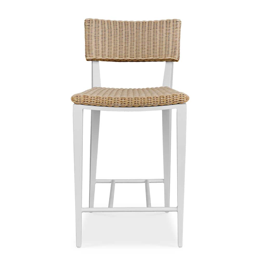 Uttermost Calbas White Outdoor Stool