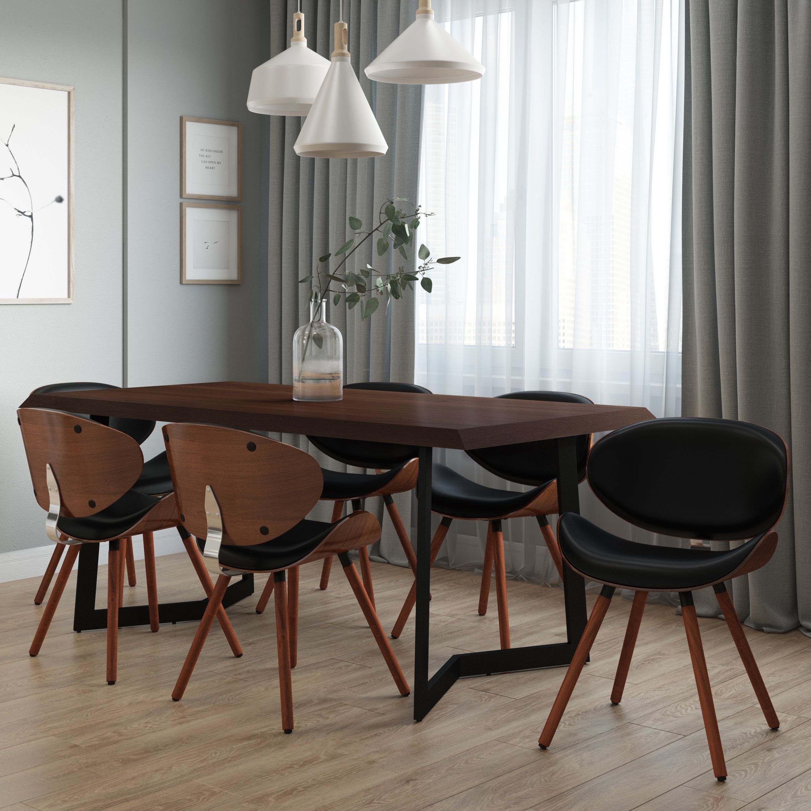 WYNDENHALL Avondale Mid Century Modern Dining Chair
