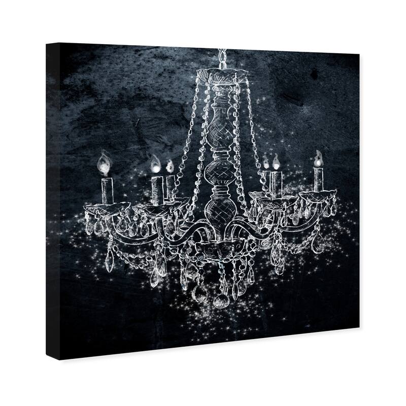 Wynwood Studio Canvas Fashion and Glam Light in the Night Black and Traditional Wall Art Canvas Print