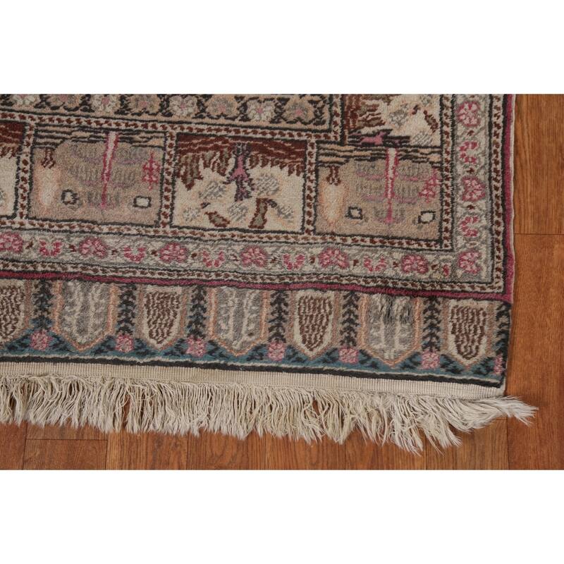 Vintage Anatolian Turkish Oriental Runner Rug Hand-knotted Wool Carpet - 3'0" x 8'8"