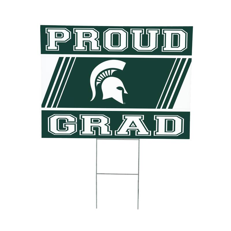 Michigan State University 24" x 18" Graduation Coroplast Outdoor Yard Sign