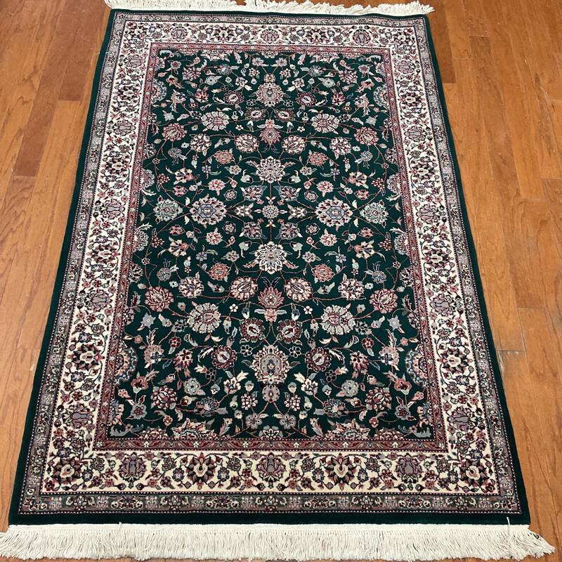 HERAT ORIENTAL Handmade Tabriz Wool & Silk Rug - 4' x 6'