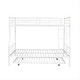 preview thumbnail 64 of 95, Metal Bunk Bed with Trundle Ladder High Guardrail Heavy-Duty Steel Loft Bed Frame with Safety Rail Able to Split