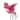 Rocker Stake - Flamingo