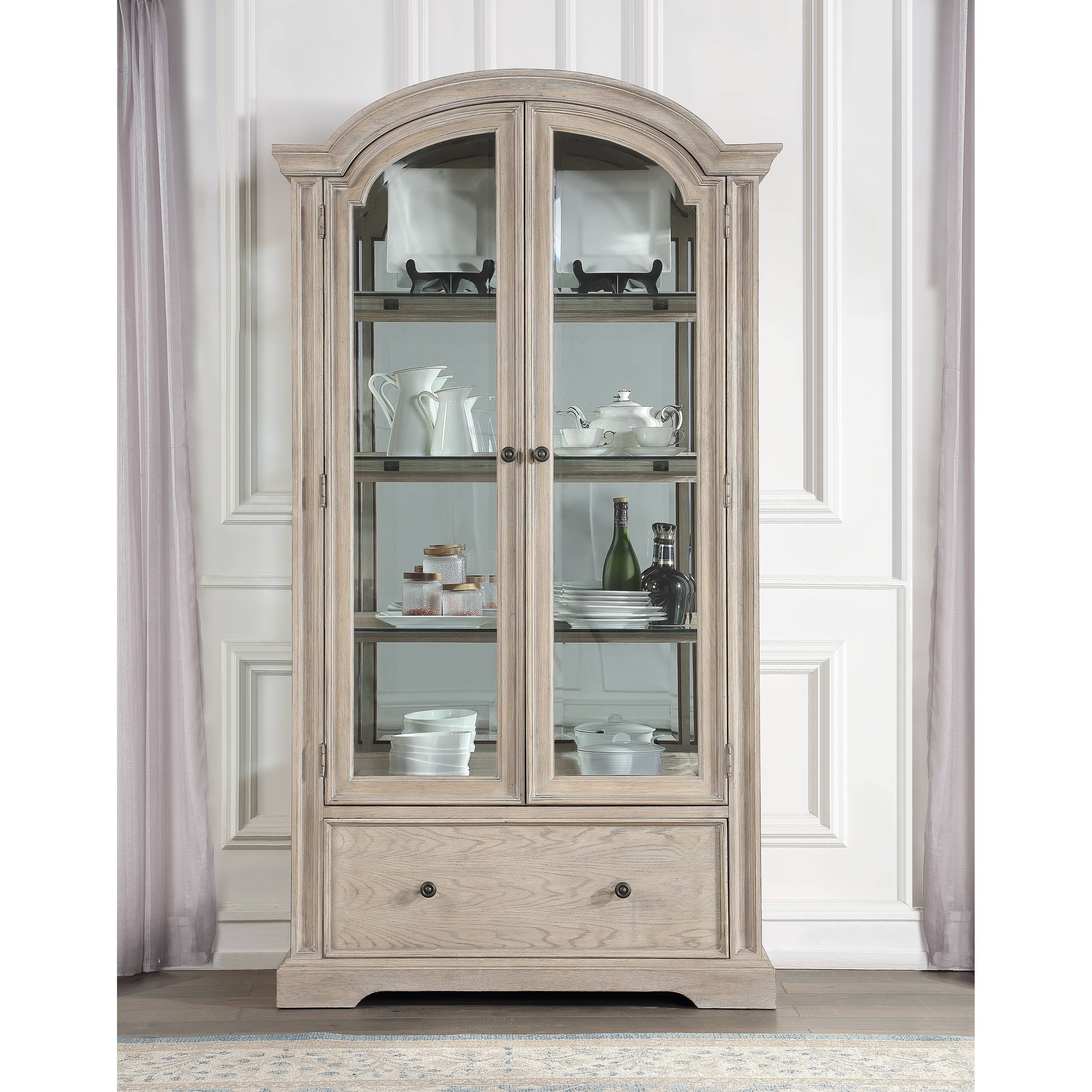Champagne store display cabinet