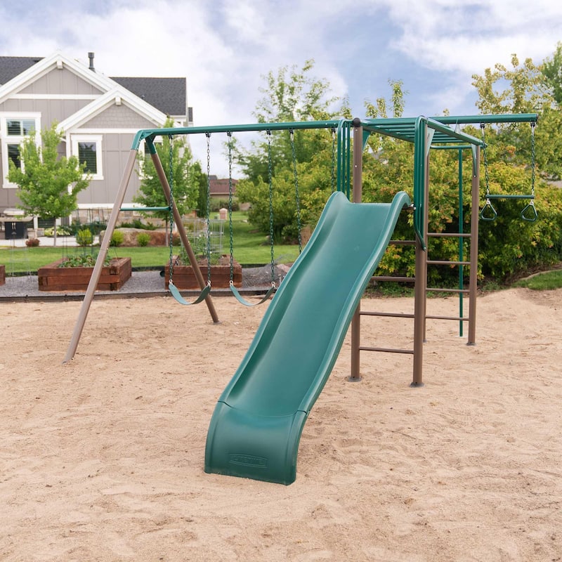 Lifetime Monkey Bar Adventure Swing Set (Earthtone)