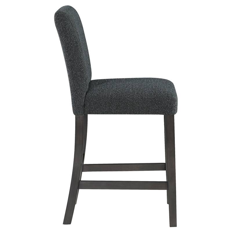 Alba Boucle Upholstered Counter Height Stools (Set of 2)