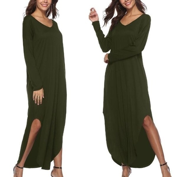 full length tunic dress
