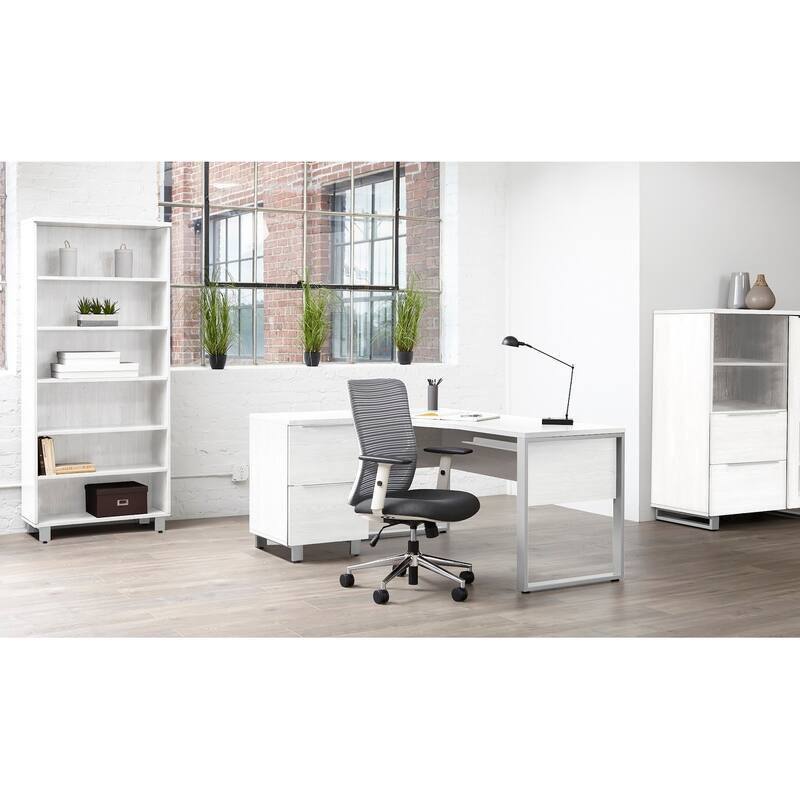 Rye Studio Tivoli Contemporary Open Bookcase with 6 Shelves