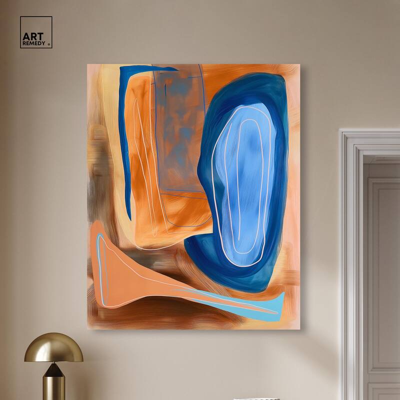 An Abstract Oil I Canvas by Art Remedy, Gallery Wrapped