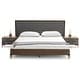 preview thumbnail 2 of 2, Nova Domus Metcalf Mid-Century Walnut & Grey Bed