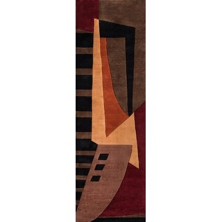 Momeni Simba Hand Tufted Wool Contemporary Area Rug - On Sale - Bed ...