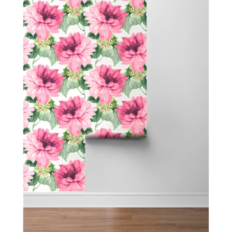 Harry & Grace Watercolor Floral Peel and Stick Wallpaper