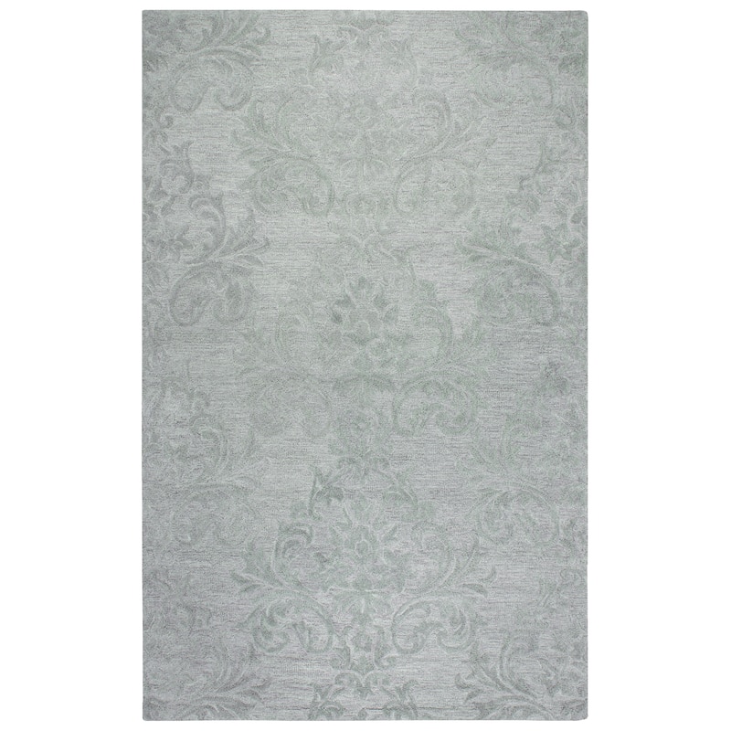 Alora Decor Emerson Damask Hand-tufted Wool Rug