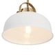 preview thumbnail 20 of 21, Arte Metal 2-Tone Ceiling Light - 12.0"L x 12.0"W x 9.5"H