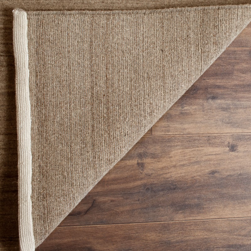 SAFAVIEH Handmade Himalaya Jessika Modern Wool Rug - 6' Square - Taupe - Square