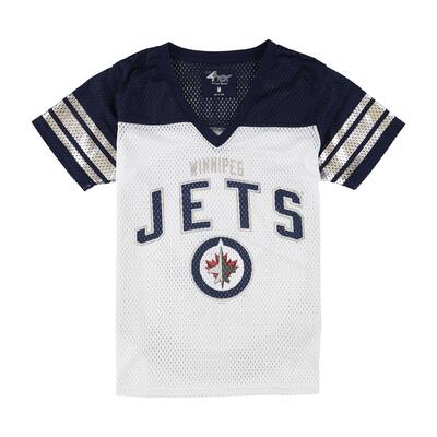 G-III Sports Womens Winnipeg Jets Jersey,, White, Medium