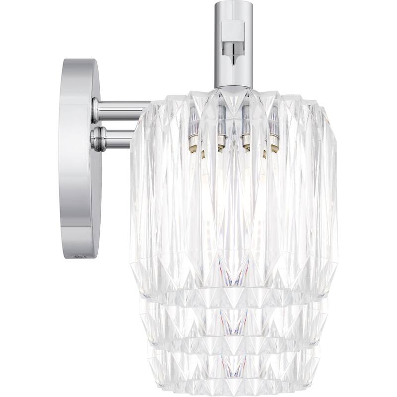 Spade 3-Light Polished Chrome Bath Light