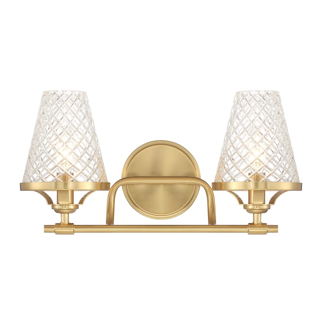 Savoy House 8-3596-2 Candler 2 Light 17" Wide Vanity Light