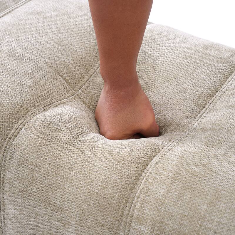 Christopher Knight Home - Modern Upholstered Dining Bench with Faux Fur Tufted Seating