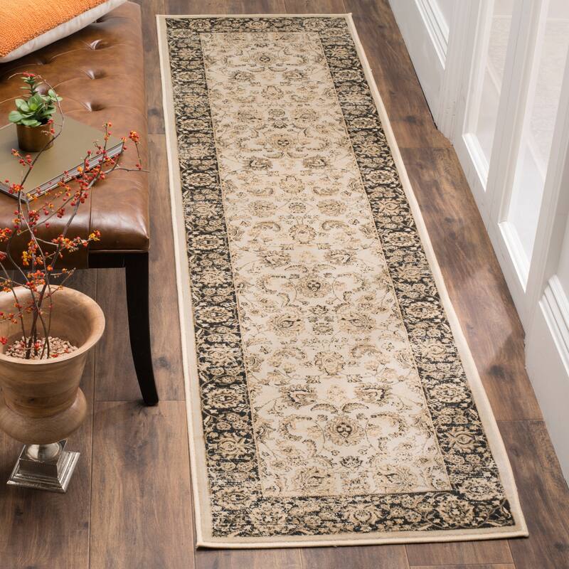 SAFAVIEH Vintage Distressed Boho Elvira Oriental Rug - 2'2" x 8' Runner - Ivory/Brown