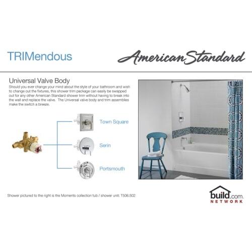 Shop American Standard T028 502 Dazzle Tub And Shower Trim Package