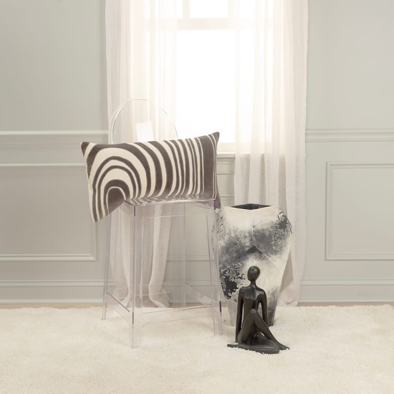 Rizzy Home Contemporary Pillow Cover - 14"x26"