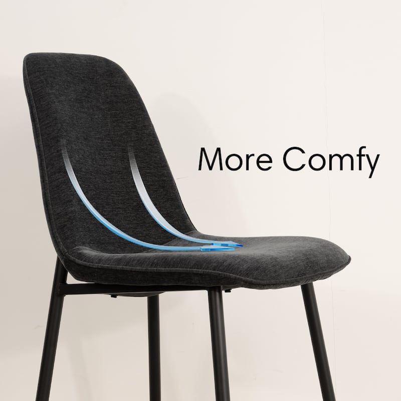 Round Dining Table Set for 4 with Upholstered Chairs and Pedestal Base