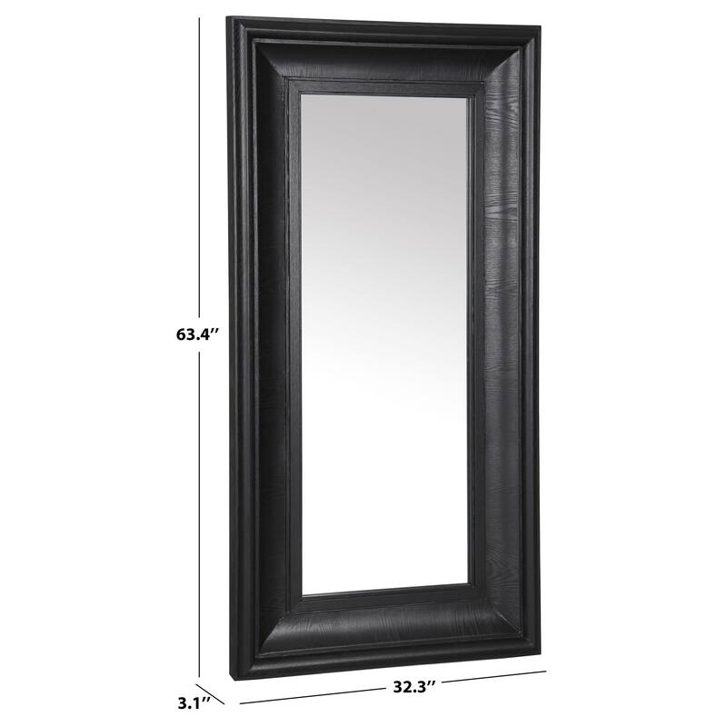 SAFAVIEH Couture Kaya 63.4-inch Large Vertical Rectangle Wood Mirror - 32.3"W x 3.1"D x 63.4"H