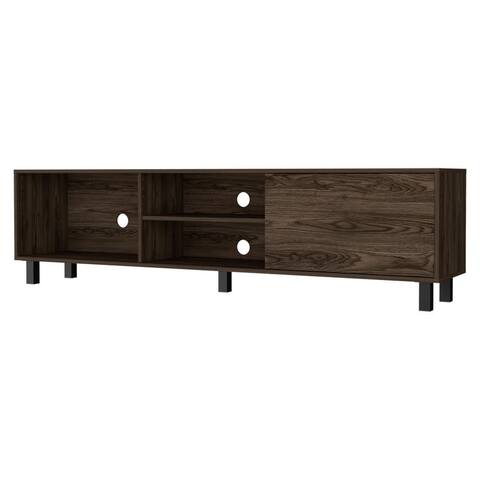 Lindon MDF Mid-century 75" TV Media Stand - Walnut by RST Brands