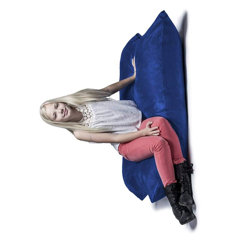 Microsuede Kids Pillow Bean Bag - 44" - Blue