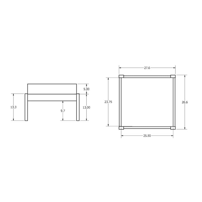 HIGHWOOD Lehigh Deep Seating Ottoman