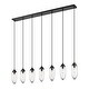 preview thumbnail 1 of 5, Arden by Z-Lite 7 Light Chandelier in Matte Black