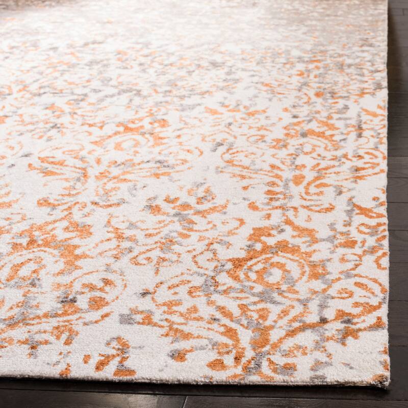 SAFAVIEH Hand-knotted Expression Dagrund Vintage Abstract Viscose Rug