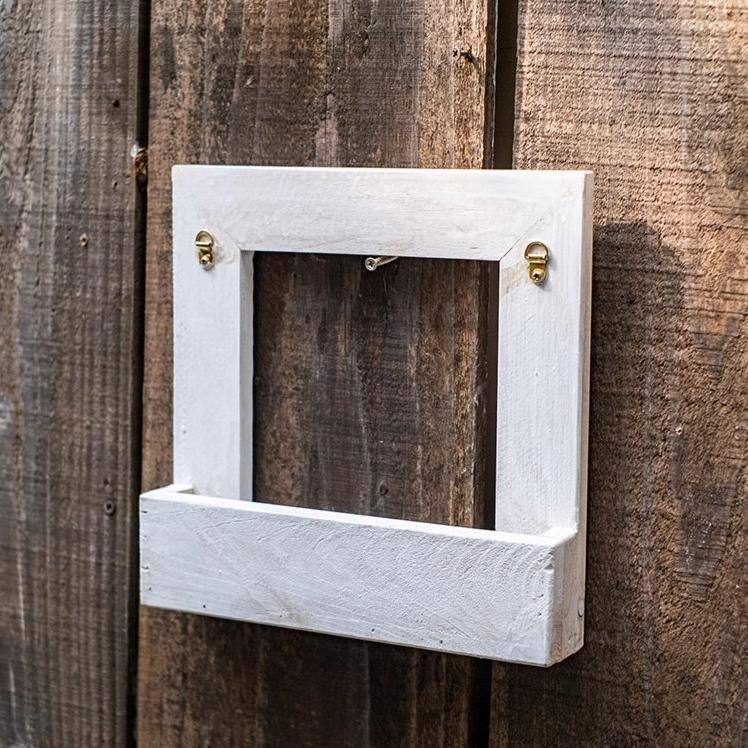 RusticReach Wood Hanging Floral Frame