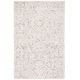 preview thumbnail 7 of 10, SAFAVIEH Handmade Abstract Helouisa Wool Rug 6' Square - Ivory/Brown