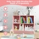 preview thumbnail 29 of 28, Costway 5-Cubby Kids Toy Storage Organizer Wooden Bookshelf Display - See Details