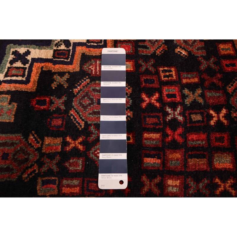 ECARPETGALLERY Hand-knotted Konya Anatolian Navy Wool Rug - 4'0 x 6'6