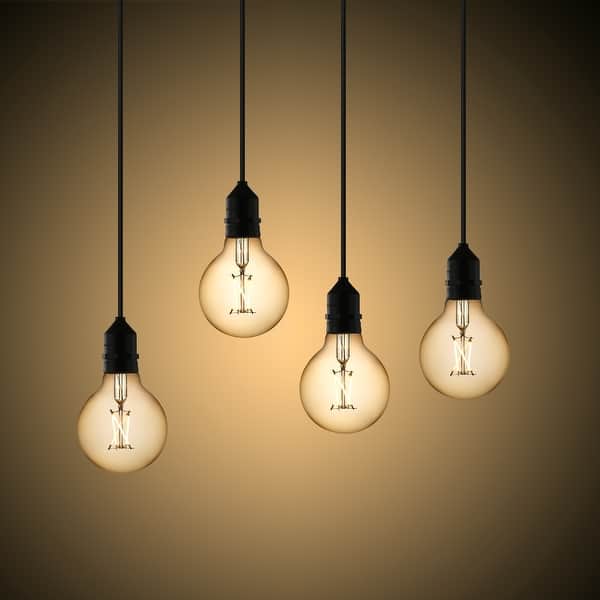 Light Society Niva 60-Watt Equivalent G25 Clear LED Filament Light Bulb (4-Pack) Light Society Niva 60-Watt Equivalent G25 Clear LED Filament Light Bulb (4-Pack)