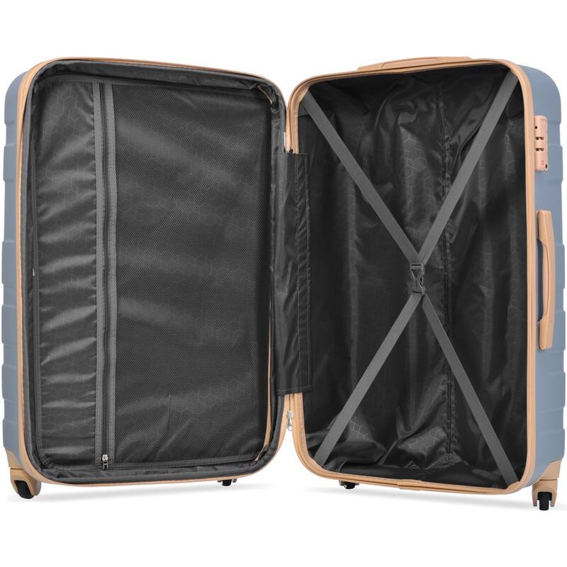 3pcs Luggage Sets Expandable Hardshell Lightweight Durable Suitcase Set Spinner Wheels Suitcase with TSA Lock