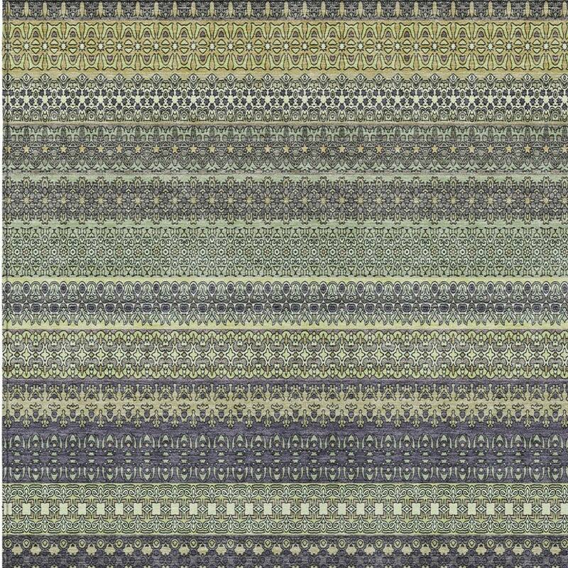 Tax Stripe Weather Resistant Timeless Fusion Outdoor Rug