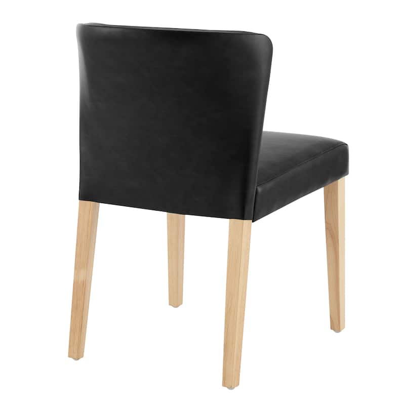 NPD Furniture Albie Faux Leather Dining Side Chair (Set of 2)