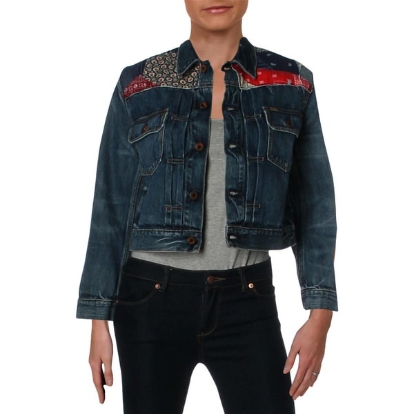 women's polo jean jacket