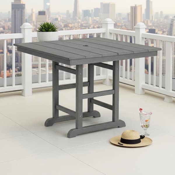 28 square patio table with umbrella hole Phi Villa 60
